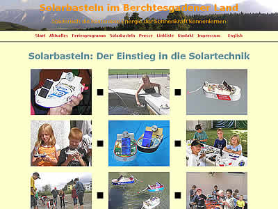 Solarbastelkurse im Berchtesgadner Land