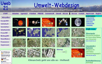 Presseserber Umwelt-Webdesign Agenda21